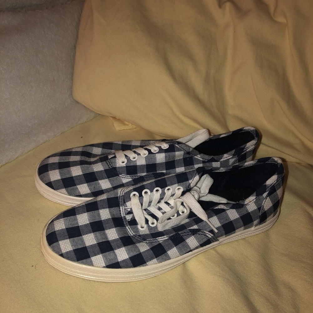 plaid sneakers
